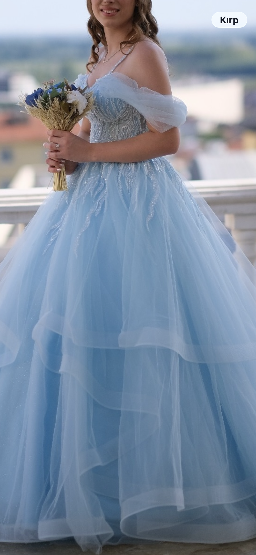 Bebek mavisi nişanlık