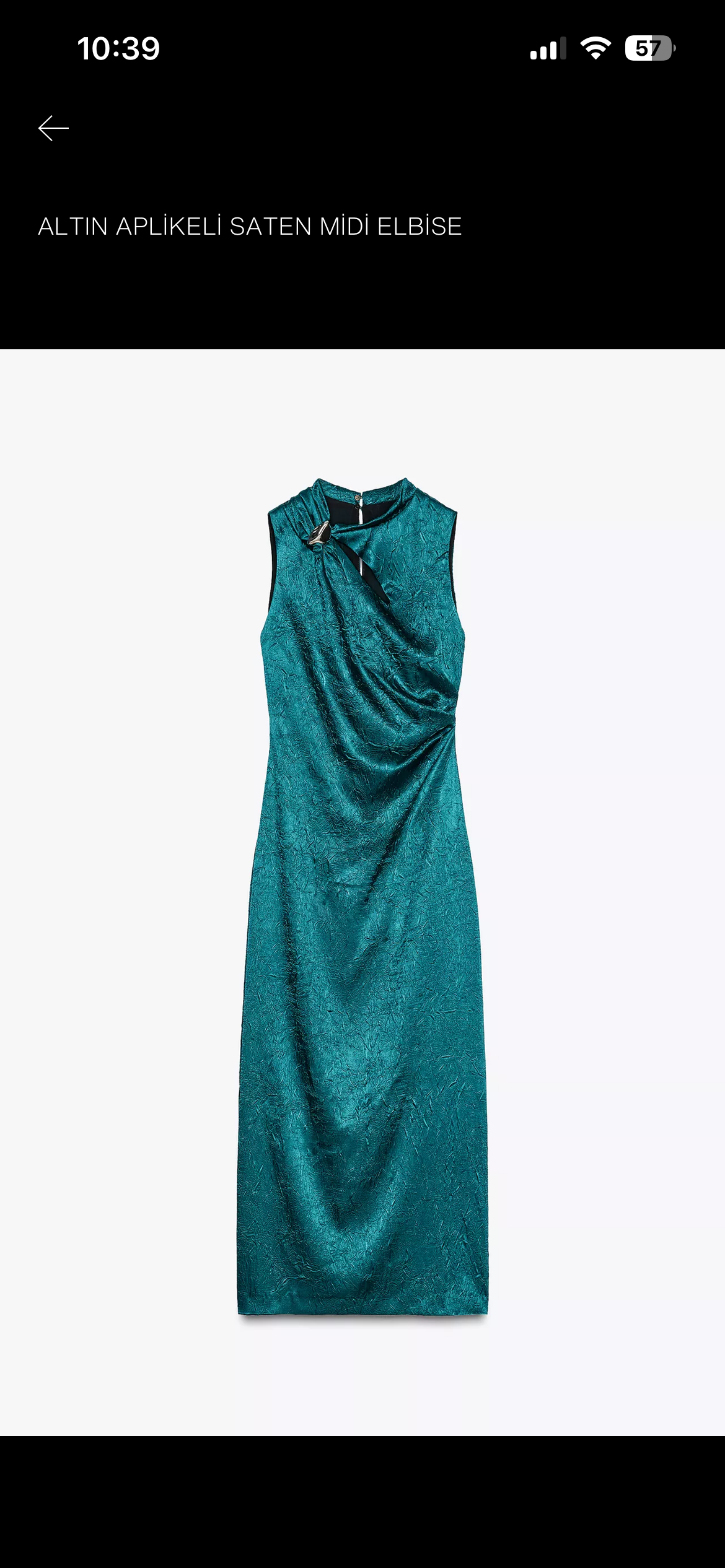 Zara ördek başı elbise Zara ördek başı elbise
