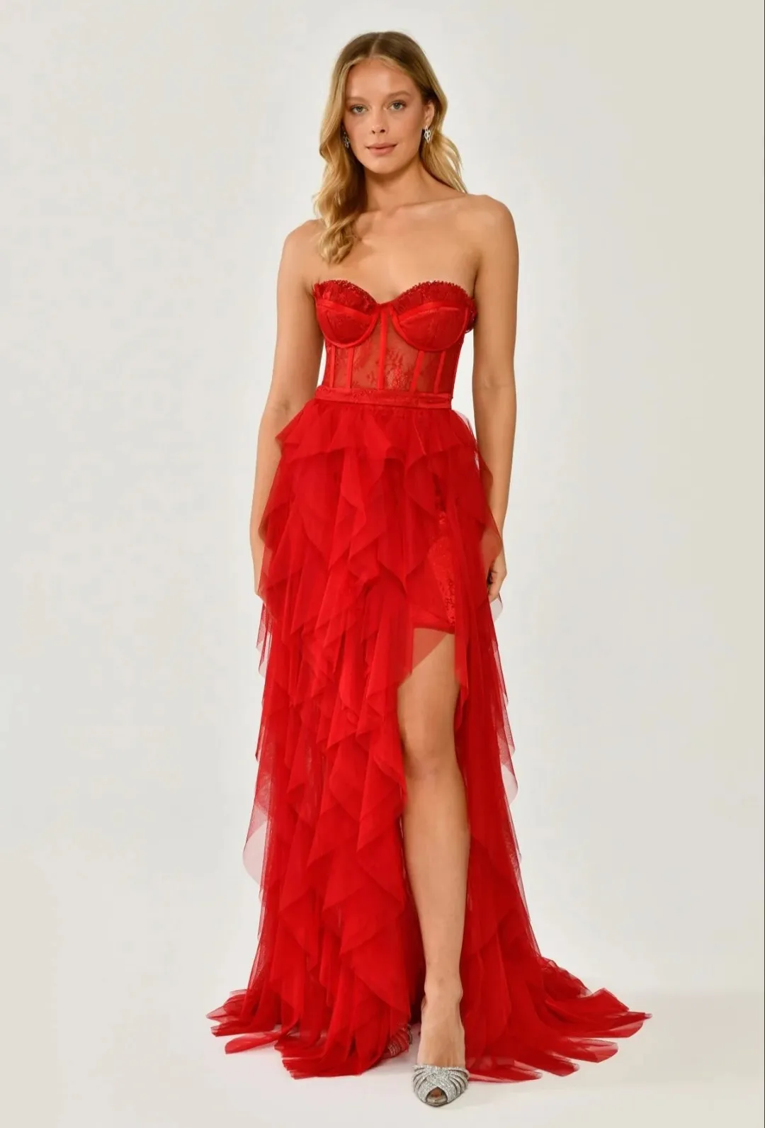 Alfabeta Kırmızı elbise 