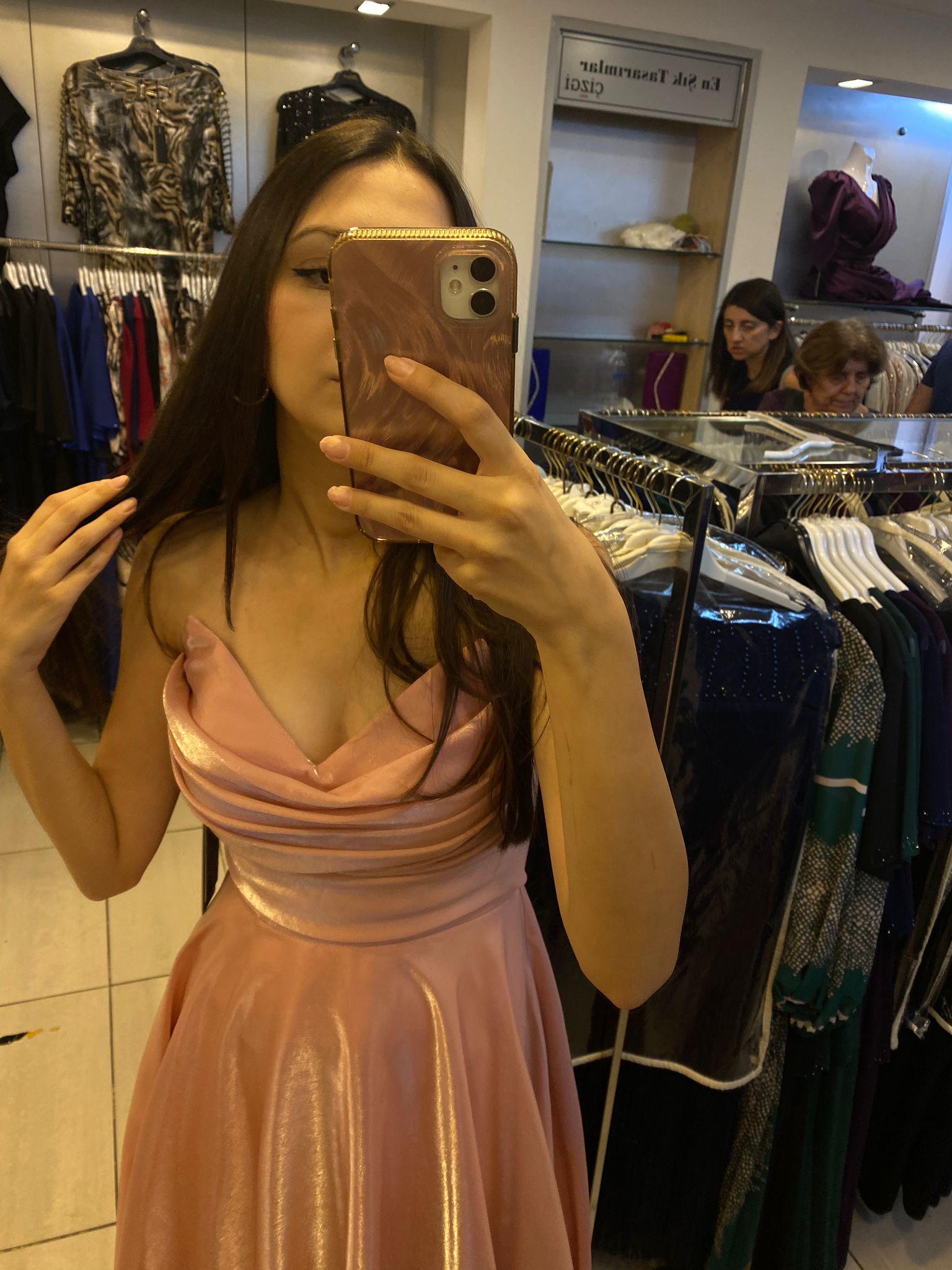 pembe abiye
